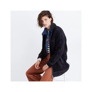Madewell Sherpa City Grid Coat